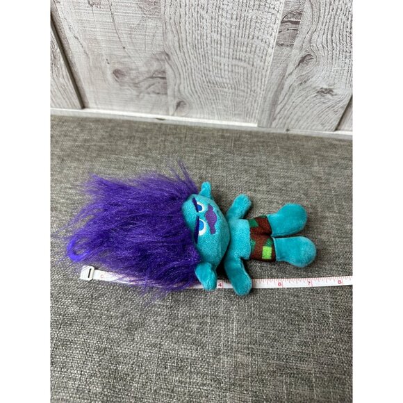 DreamWorks Trolls Plush Keychain With Purple Hair & Zippered Back - Picture 6 of 6